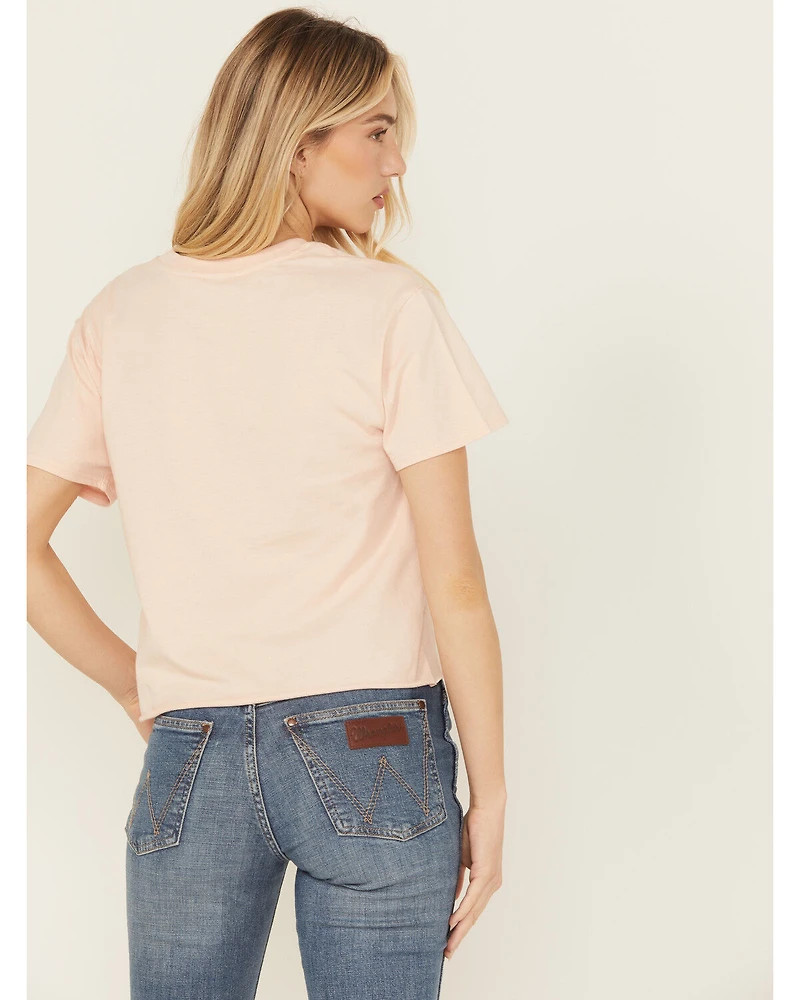 Blended Women's Keep It Peachy Short Sleeve Graphic Tee