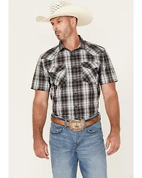 Pendleton Men's Boot Barn Exclusive Frontier Plaid Print Short Sleeve Snap Western Shirt