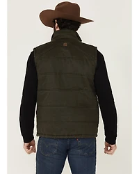 Dakota Grizzly Men's Sawtooth Microsuede Insulated Vest