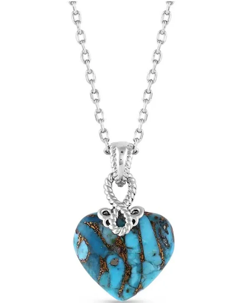 Montana Silversmiths Untamable Heart Of Stone Necklace