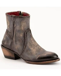 Ferrini Women's Stacey Distressed Western Fashion Booties - Round Toe