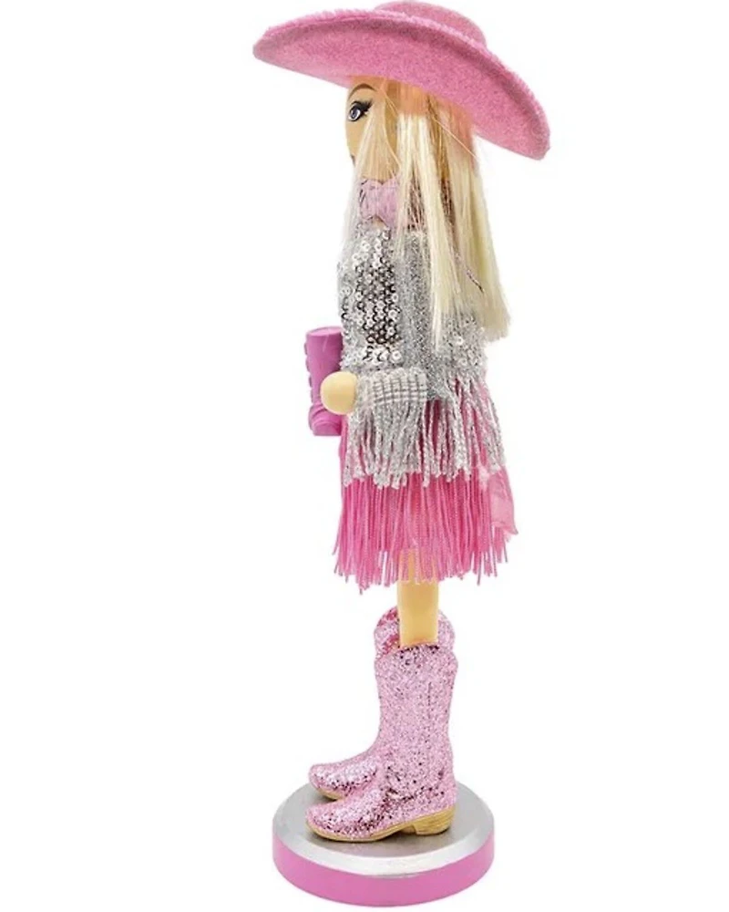 Kurt Adler 12" Honky Tonk Cowgirl Nutcracker