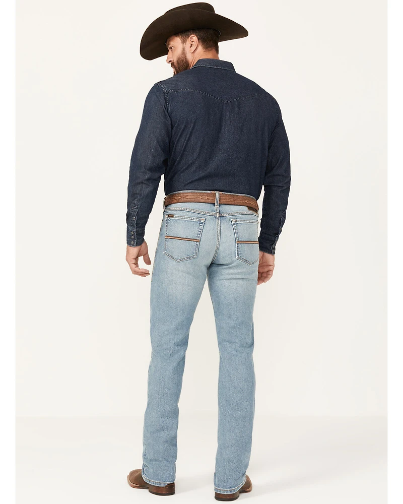 Ariat Men's M7 Linda Ray Light Wash Slim Straight Pro Series Performance Denim Jeans