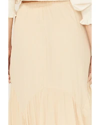 Originality Women's Handkerchief Hem Midi Skirt