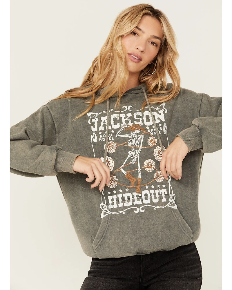 Youth Revolt Women's Jackson Skeleton Graphic Hoodie