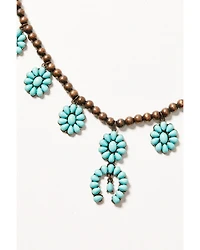 Shyanne Women's Mystic Skies Squash Blossom Beaded Necklace