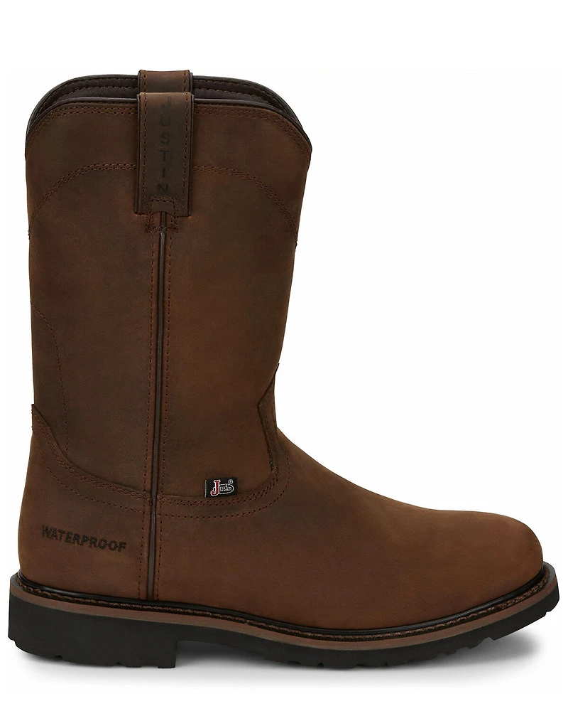 Justin Men's Drywall Waterproof Work Boots - Soft Toe