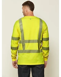 Hawx Men's FR Hi-Vis Lumos Long Sleeve Work Shirt