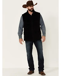 Cody James Men's Mesa Quilted Snap-Front Sherpa Vest