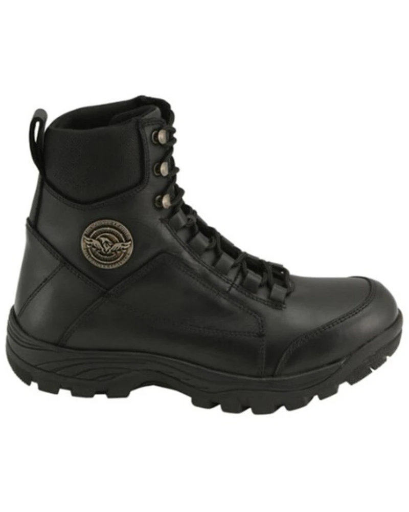 Milwaukee Leather Men's Lace-Up Tactical Boots - Soft Toe