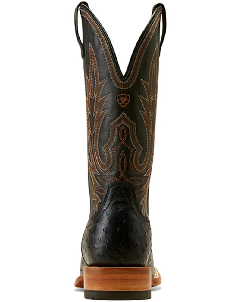 Ariat Men's Showboat Exotic Ostrich Western Boots - Square Toe