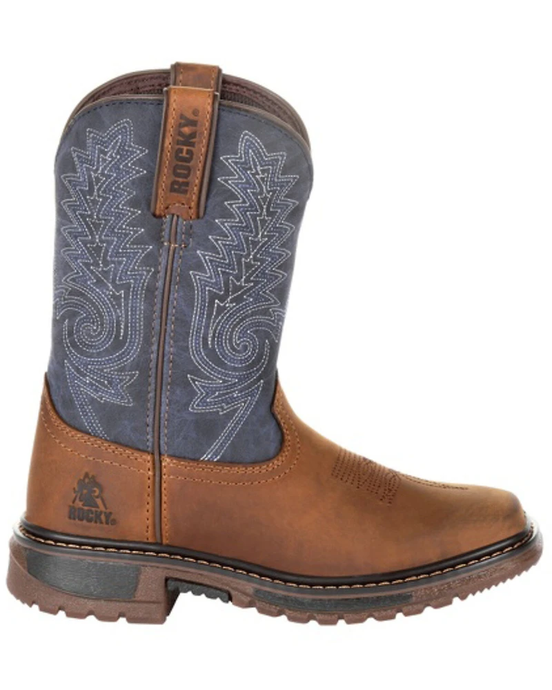 Rocky Boys' Ride FLX Western Boots - Square Toe