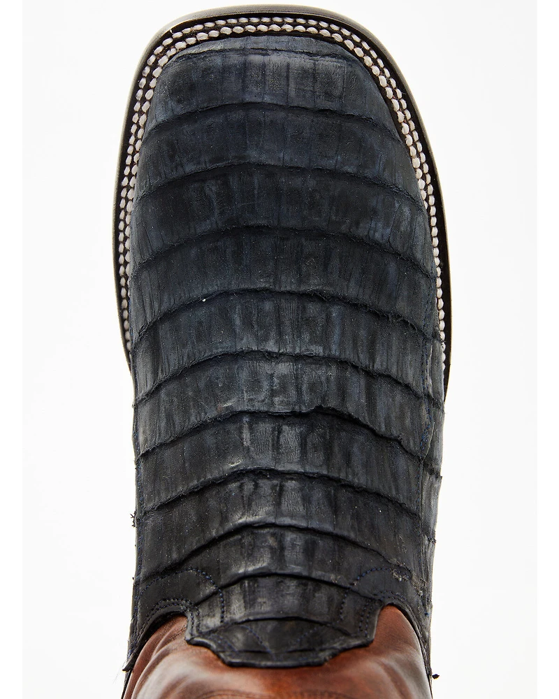 Cody James Men's Exotic Caiman Western Boots - Broad Square Toe