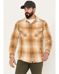 Pendleton Men's Beach Shack Plaid Print Long Sleeve Button Down Western Shirt