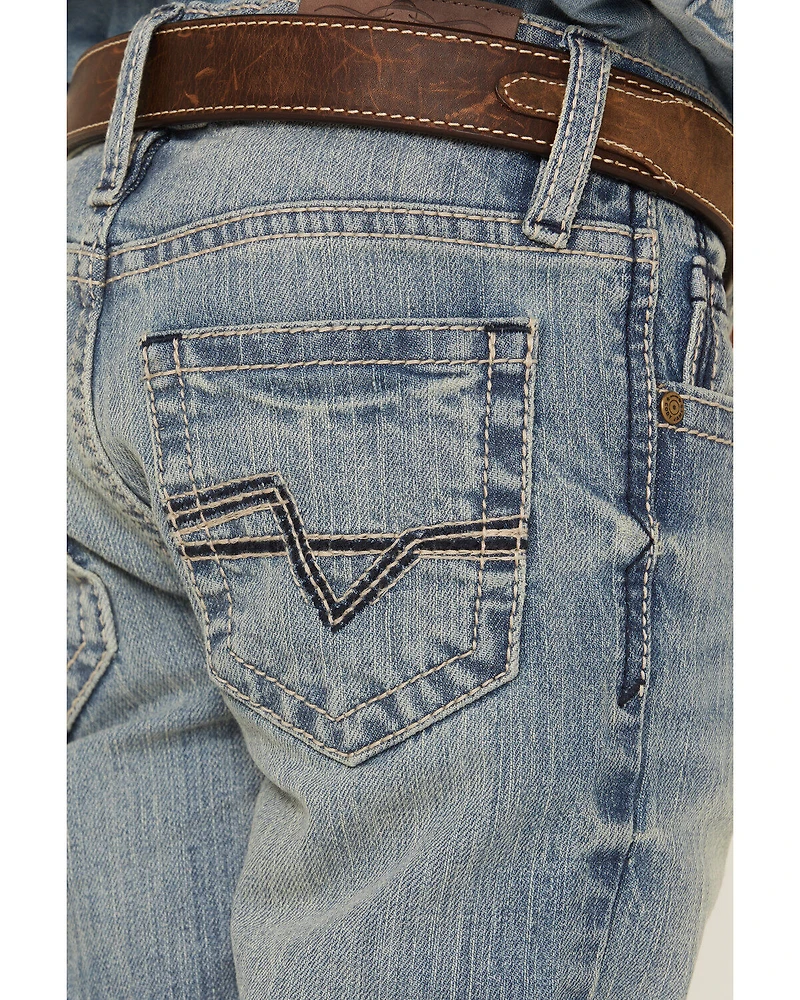 Cody James Little Boys' Crupper Light Wash Slim Straight Jeans - Sizes 4-8