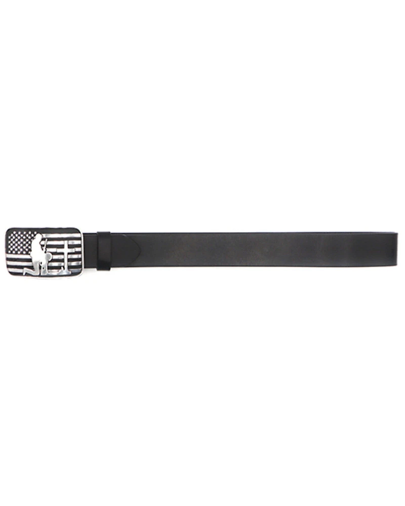 Cody James Men's Praying Cowboy American Flag Western Belt