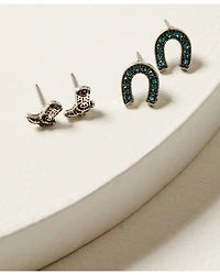 Shyanne Women's Urban Cowgirl Earring and Ear Cuff Set - 6 Piece
