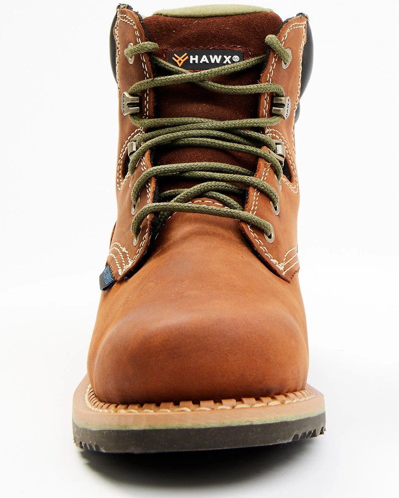 Hawx Women's Platoon Lace-Up Waterproof Work Boots - Soft Toe