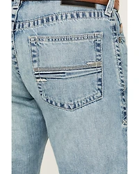 Ariat Men's M4 Corona Marston Light Wash Relaxed Straight Rigid Jeans