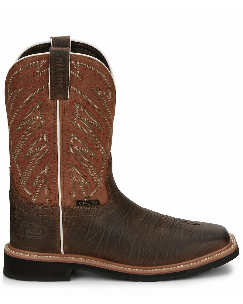 Justin Men's Electrician Western Work Boots - Steel Toe