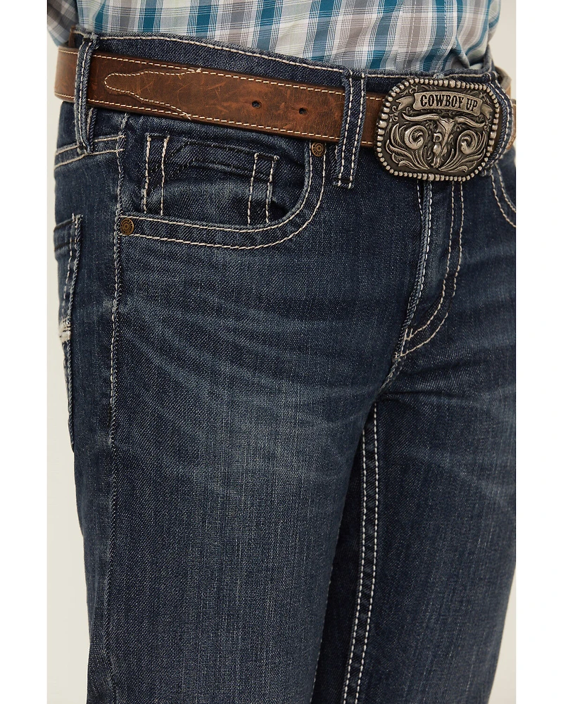 Cody James Boys' Balboa Slim Straight Stretch Denim Jeans