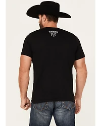 Rodeo Time Men's Even When It Rains Short Sleeve Graphic T-Shirt