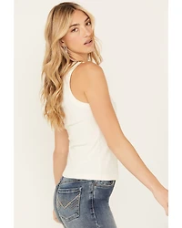 Idyllwind Women's Edna Button Front Ribbed Tank
