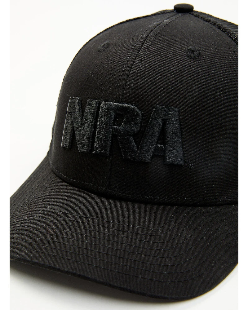 NRA Men's Applique Logo Embroidered Trucker Cap