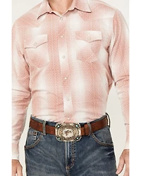 Wrangler Retro Men's Plaid Print Long Snap Western Shirt