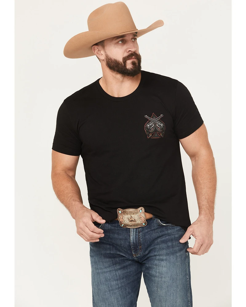 Cody James Men's Poker Chip Short Sleeve Graphic T-Shirt
