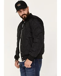 Brixton Men's Dillinger Quilted Bomber Jacket