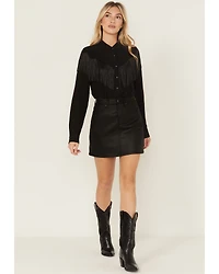 Idyllwind Women's Coated Super Stretch Mini Skirt