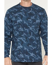 Hawx Men's Forge Camo Print Long Sleeve Work T-Shirt