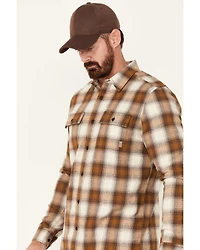 Brothers and Sons Men's Stewert Everyday Plaid Print Button Down Western Flannel Shirt