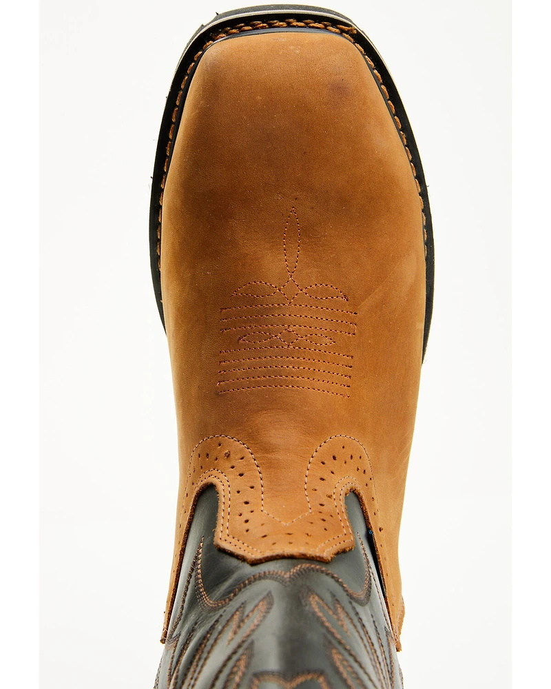 Cody James Men's 11" Pull-On Waterproof Work Boots - Composite Toe