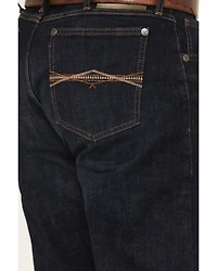 Wrangler Men's 20X Dark Wash Vintage Bootcut Stretch Denim Jeans