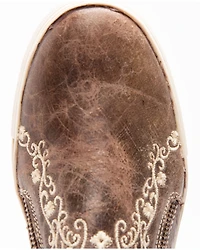 Corral Women's Bone Crater Inlay Embroidered Shoes