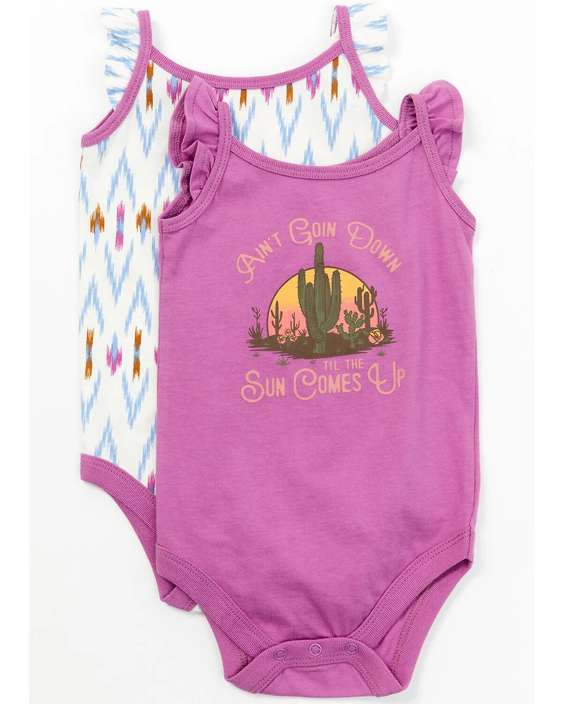 Shyanne Infant Girls' Western Onesies - 2 Piece Set