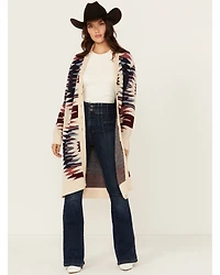 Shyanne Women's Southwestern Print Long Sleeve Button-Down Cardigan