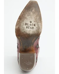 Black Star Women's Marfa Studded Western Booties - Snip Toe