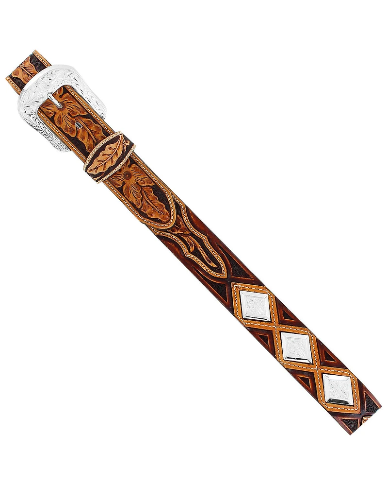 Tony Lama Men's Diamonte Western Belt