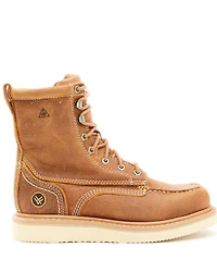 Hawx Men's Brown Wedge Work Boots - Soft Toe