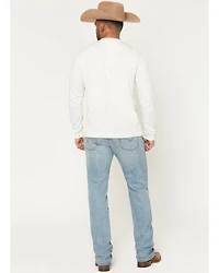 Levi’s Men’s 537 Running Early Light Wash Western Bootcut Stretch Denim Jeans