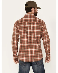 Brothers and Sons Men's Bosque Everyday Plaid Print Long Sleeve Button Down Flannel Shirt