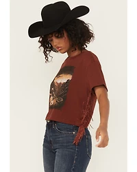 Shyanne Women's Fringe Scenic Short Sleeve Graphic Tee