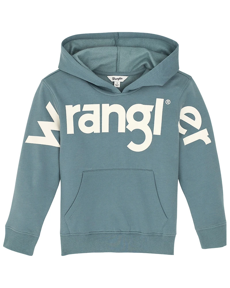 Wrangler Girls' Bold Logo Hoodie