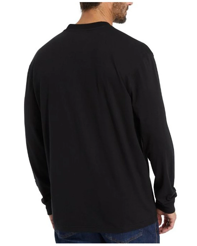 Wolverine Men's Americana Worker Logo Long Sleeve Work T-Shirt