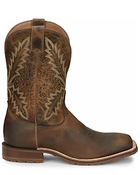 Tony Lama Men's Bowie Oak Western Boots - Broad Square Toe