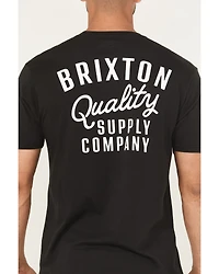 Brixton Men's Hubal Logo Short Sleeve Graphic T-Shirt