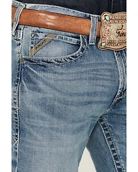 Ariat Men's Boot Barn Exclusive M2 Nolan Badger Medium Wash Relaxed Bootcut Stretch Denim Jeans